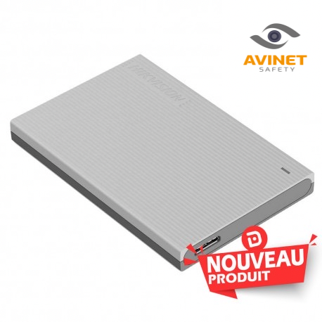 HIKVISION  HS-EHDD-T30/2T Disque Dur Externe 2Tb USB 3.0 - Gris
