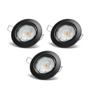 AIGOSTAR Spot LED angle orientable 4,5w 345 lumens 3000k PACK 3