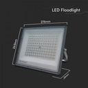 VT-44101 100W  (135LM/W)  FLOODLIGHT SAMSUNG CHIP  BLACK BODY 