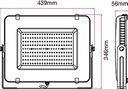 VT-200 200W SMD FLOODLIGHT WITH SAMSUNG CHIP  GREY BODY GREY GLASS