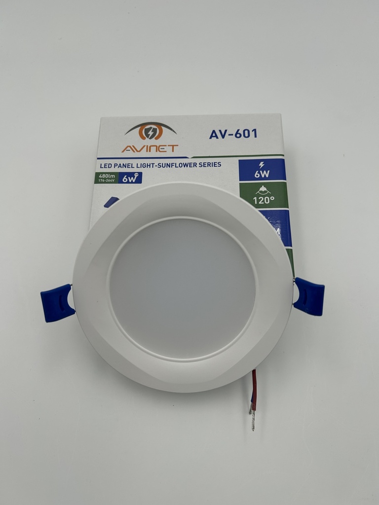 AV-601 6W LED PREMIUM PANEL  ROUND