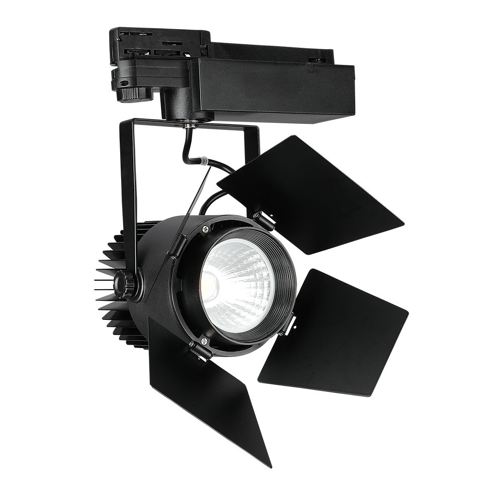 VT-433 33W LED TRACKLIGHT WITH SAMSUNG CHIP  5 YRS WARRANTY,BLACK BODY