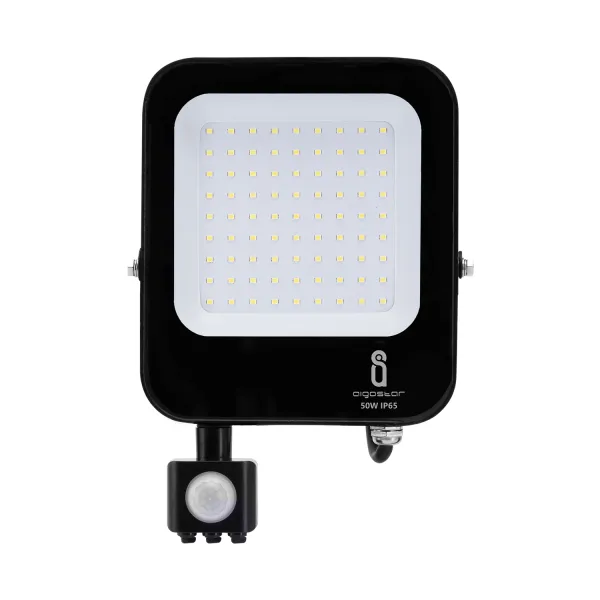 AIGOSTAR  LED Floodlight with Sensor Black Projecteur LED à capteur 100W 8900lm 6500K IP65