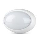 [1265] VT-8014 8W FULL OVAL IP54 DOME LIGHTS  WHITE BODY - 6400K Cold White