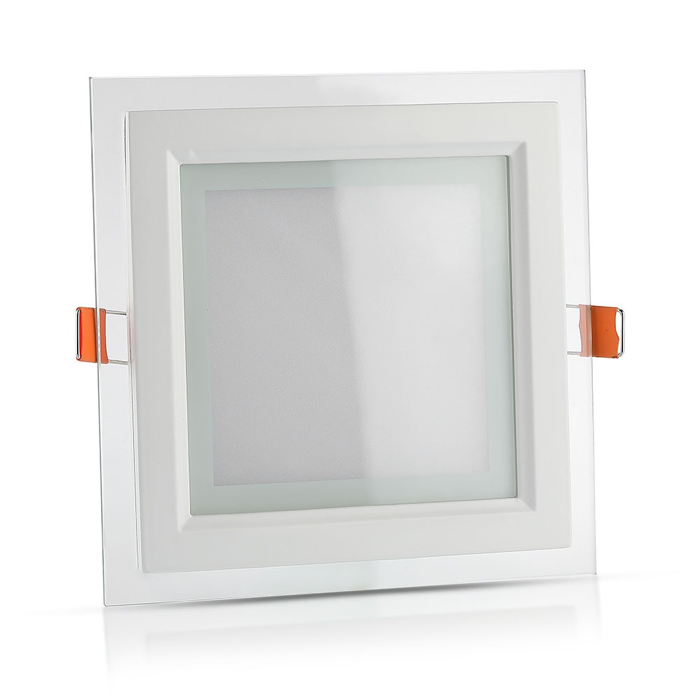 VT-602G SQ 6W GLASS LED PANELS    SQUARE