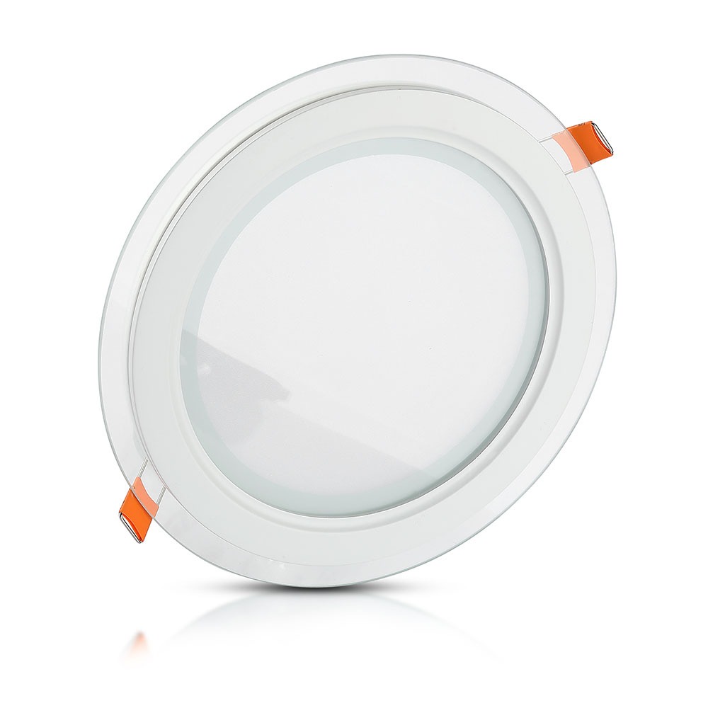 VT-602G RD 6W GLASS LED PANELS    ROUND