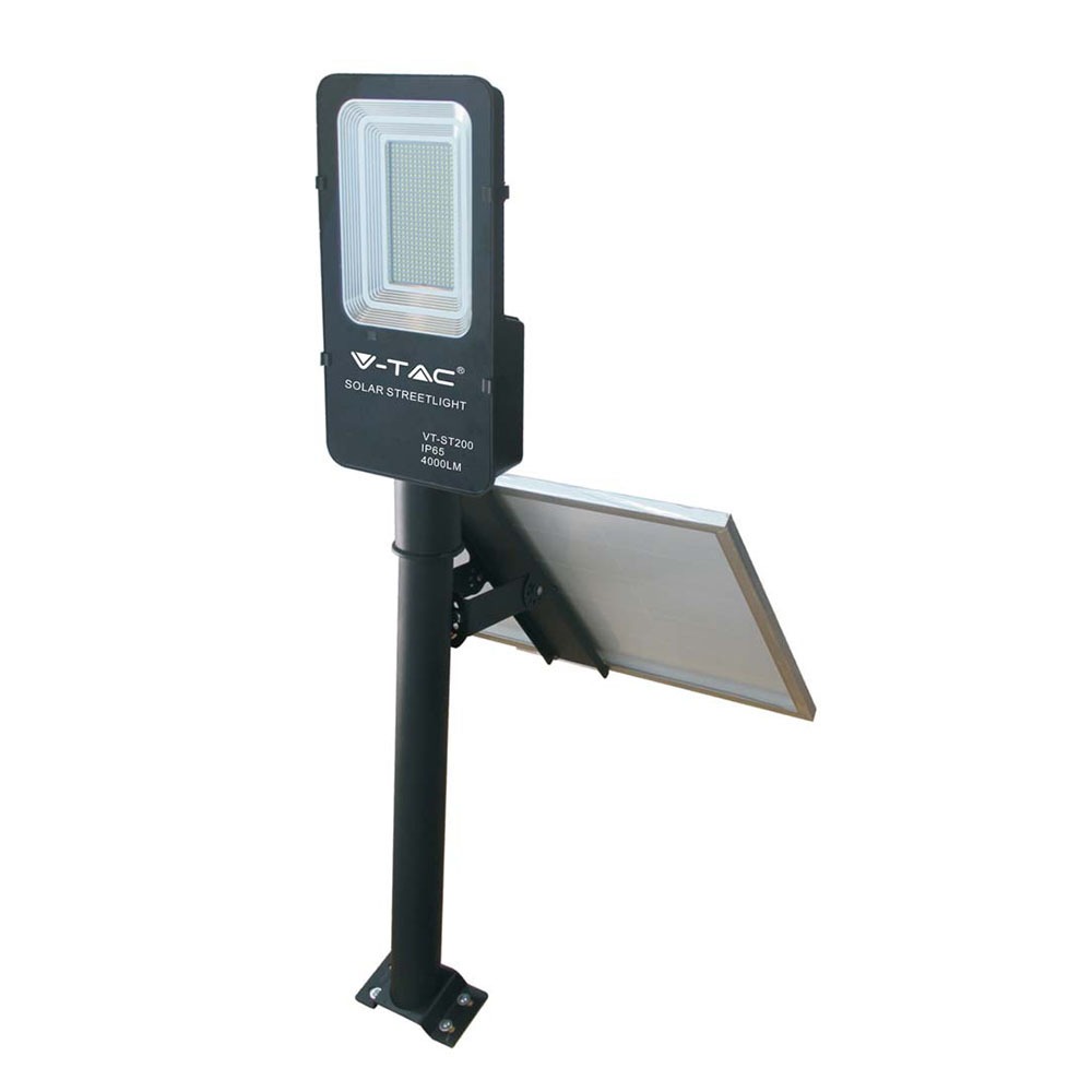 VT-ST200 50W SOLAR PANEL WITH LED STREETLIGHT 4000K