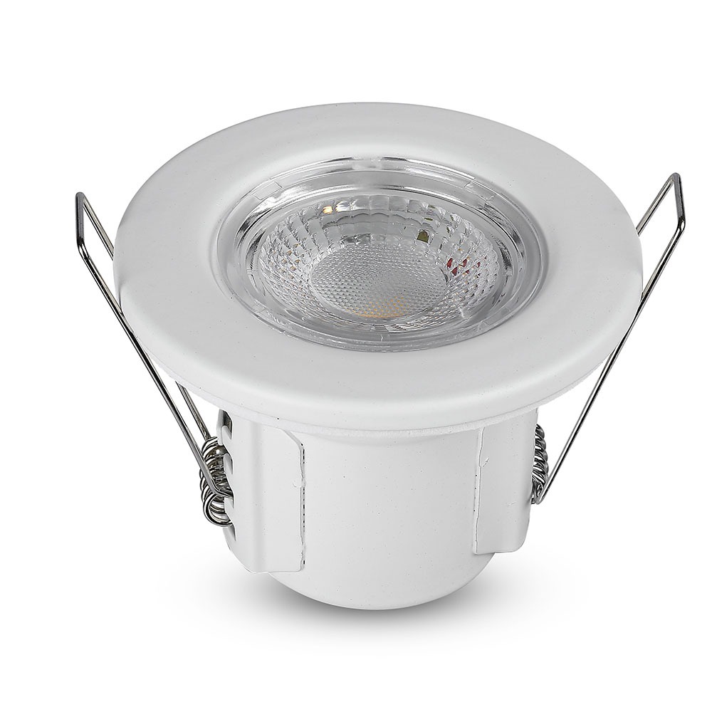 V-TAC VT-885W LED-inbouwspot 5W neutraal wit 4000K brandwerendheid IP65 dimbaar