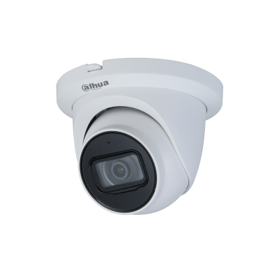 DAHUA IPC-HDW2531T-AS-S2 5MP Turret POE IP Camera, Built-in 2.8mm Audio • 5MP • H.265+ • WDR 120dB • IR up to 30m • SD Card • Microphone • IP67 • Metal