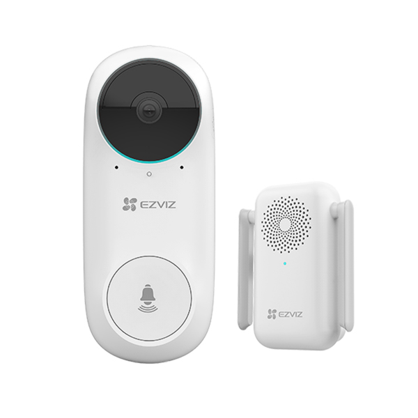 Ezviz Kit DB2C  Sonnette vidéo sans fil avec carillon