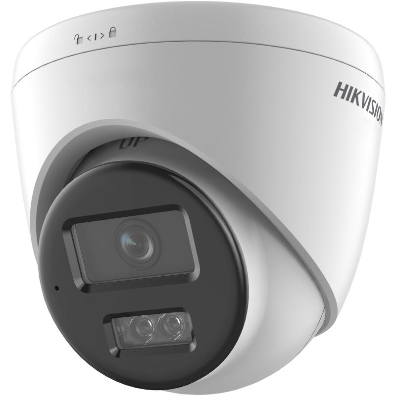 HIKVISION DS-2CD1383G2-LIUF Caméra Tourelle IP gamme Value 8 Mégapixel - 2.8 mm Portée de la lumière hybride 30 m | Microphone intégré Détection de mouvement 2.0 | PoE