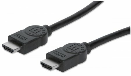 MH Cable, HDMI with Ethernet Channel, HDMI-Male/HDMI-Male, 10m, Black, Polybag