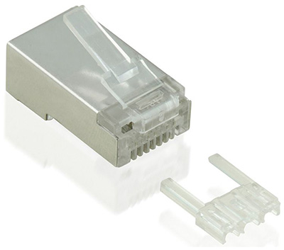 VALUE Cat.6/6A Modular Plug, STP, for Stranded Wire, 10 pcs.