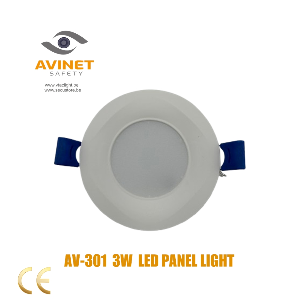 AV-301 3W LED PANEL LIGHT 220V  ROUND