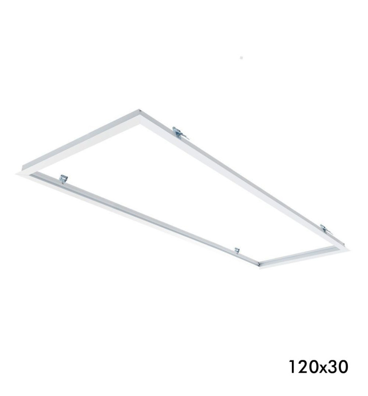 Recessed Frame for LED Panels 120x30cm