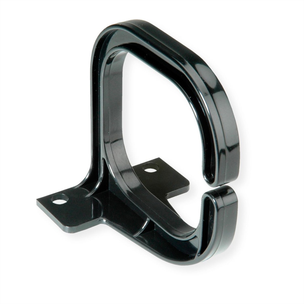 19&quot; cable manager, 80x80mm, plastic, black