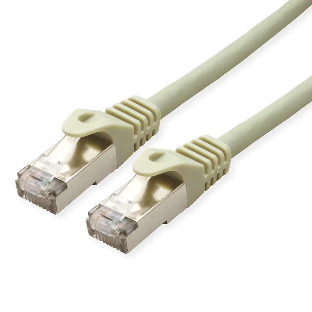 VALUE S/FTP Patch Cord Cat.6A (Class EA), solid, LSOH, grey, 30 m