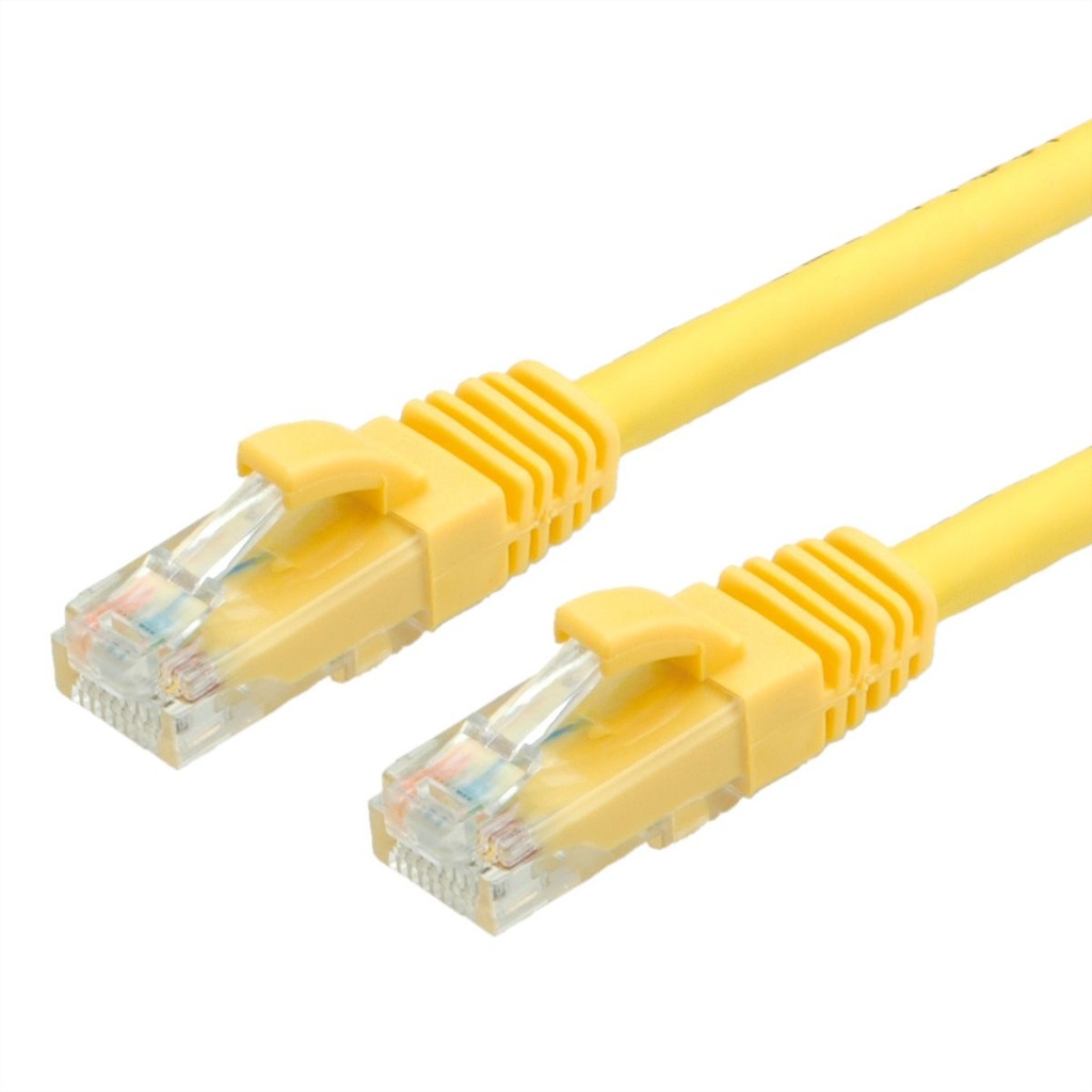 VALUE UTP Patch Cord Cat.6A (Class EA), yellow, 20 m