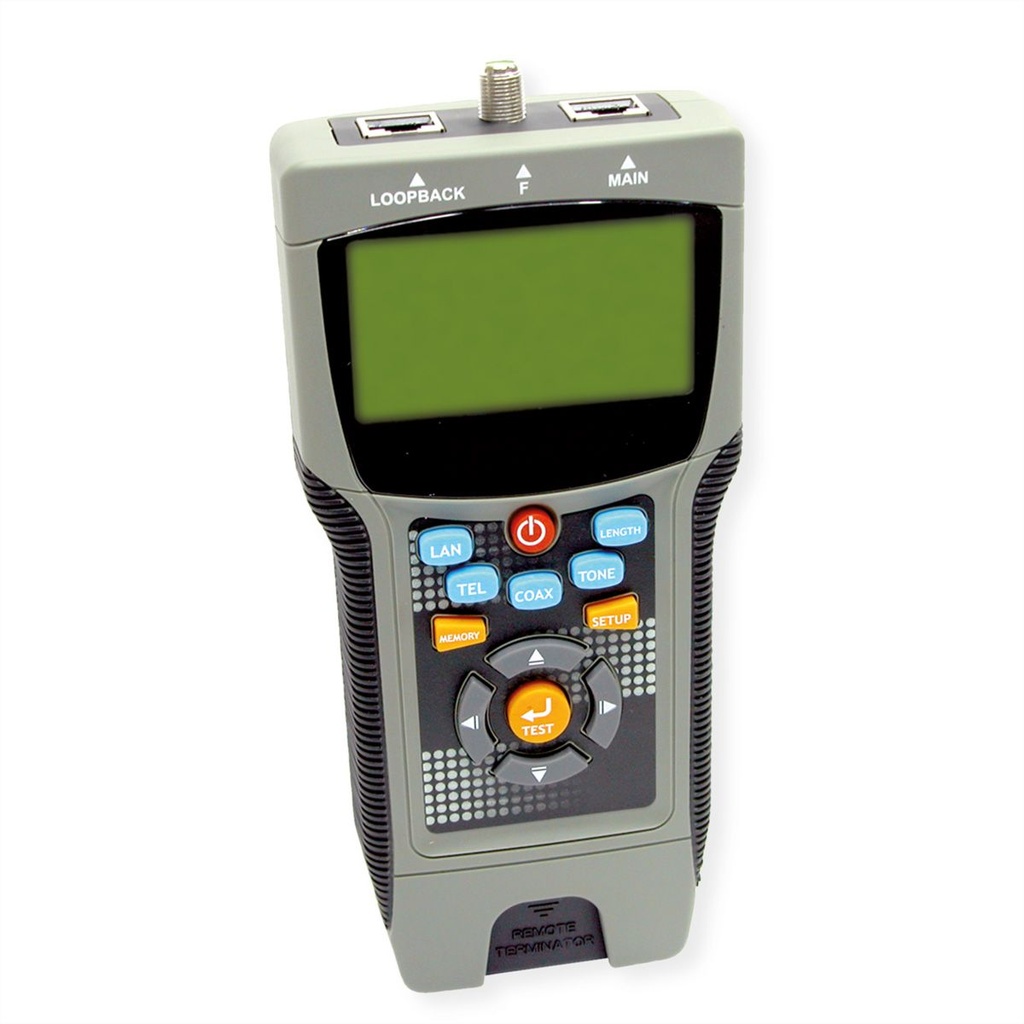 PRO LAN Cable Multifunction Tester LCD Display