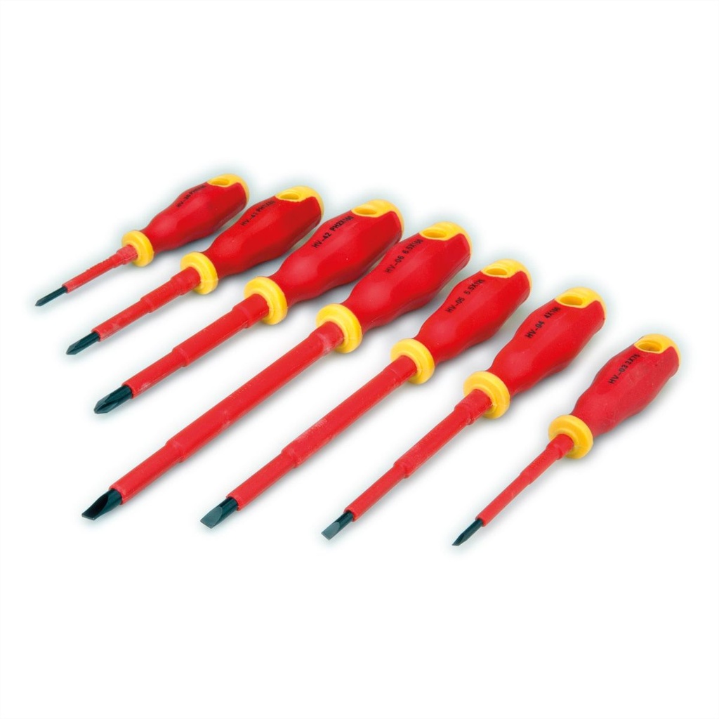 VALUE Insulated Electricion Screwdriver Set - 7 Pieces