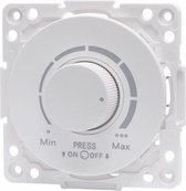 OP Aigo LED dimmer wit - Fase af- en aansnijding - 3-100W - ronde afwerking