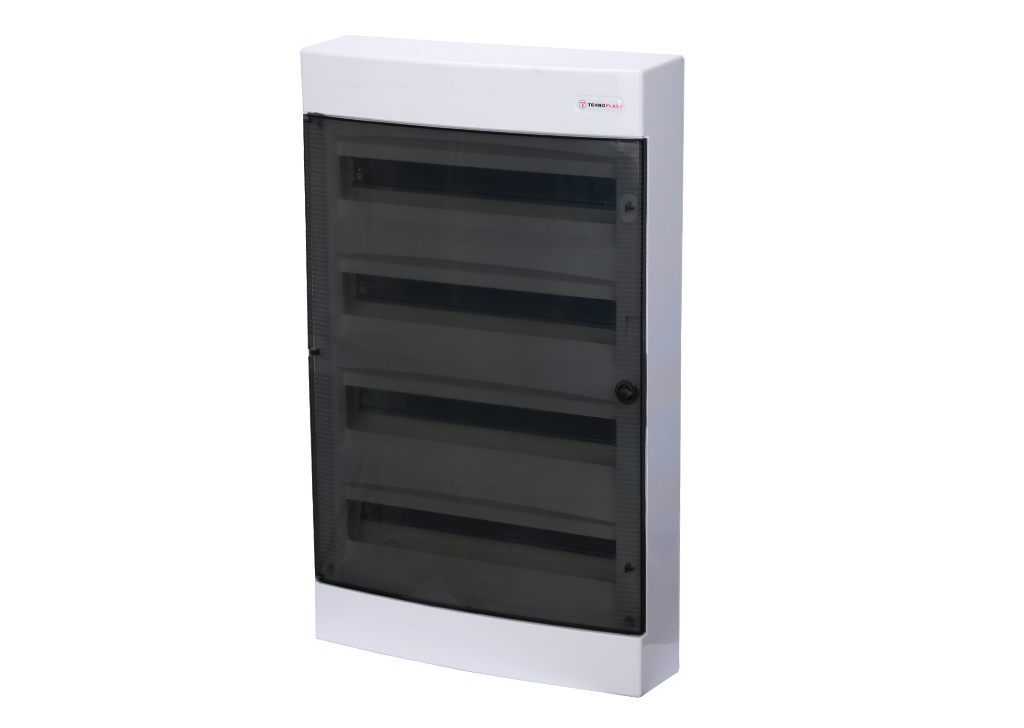 TECHNOPLAST Coffret de distribution IP40 en saillie - 72 modules - 651 x 396 x 112 mm 
