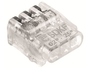 SDKF3 (3X) Pack 50 - Connecteur à levier (0,5÷2,5mm2)