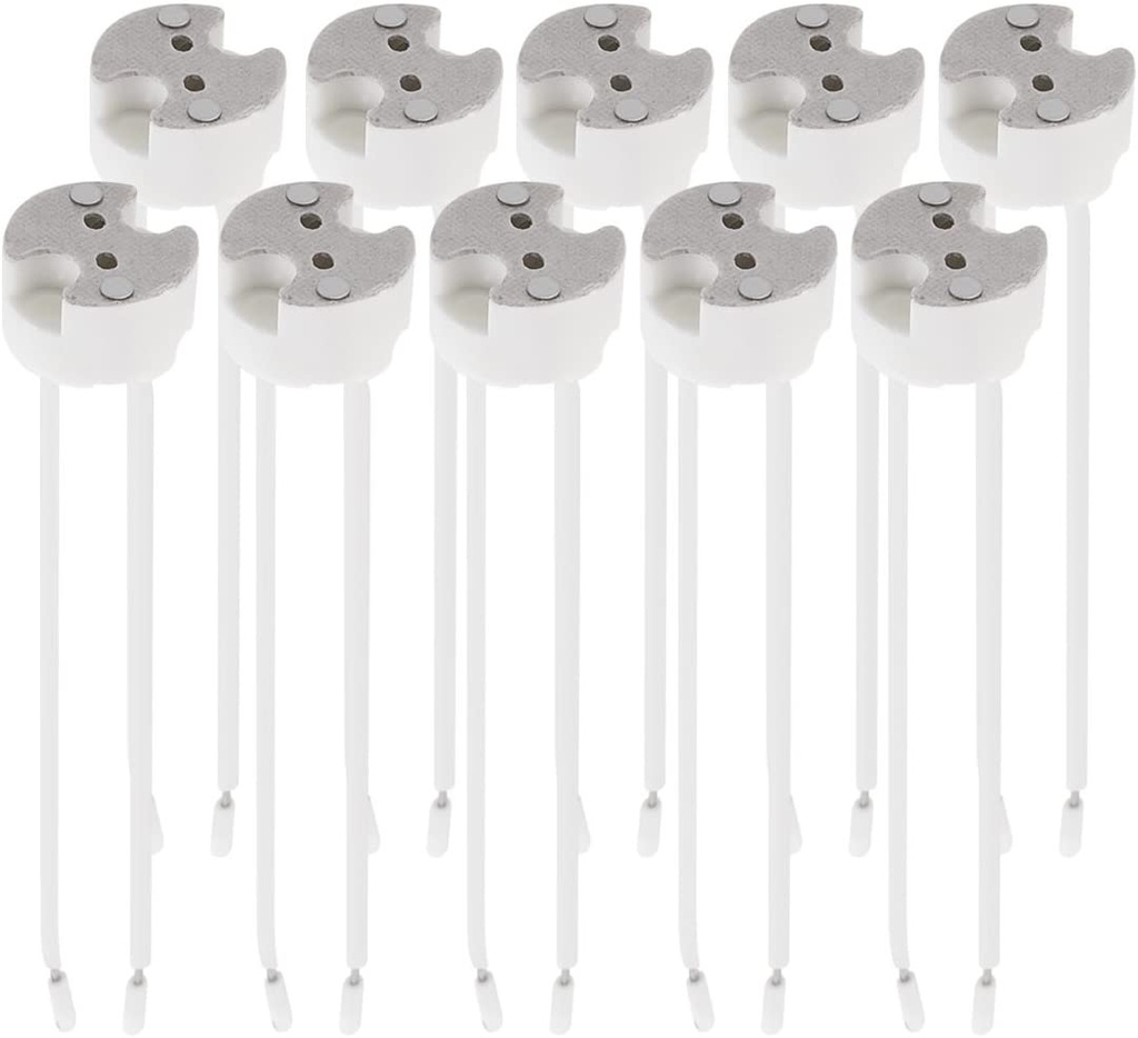 GU5.3 - MR16  LAMPHOLDER WITH 12V CABLE Pack 10Pcs