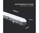 [20203] VT-150048 48W LED WATERPROOF FITTING 150CM SAMSUNG CHIP-MILKY COVER  (* Minimum 6Pcs Per Order ) (4000K)