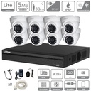 DAHUA 8CH KIT HDCVI 5MP DVR 8CH &amp; 8X Camera Turret 5MP Indoor/Outdoor - HD 2TB