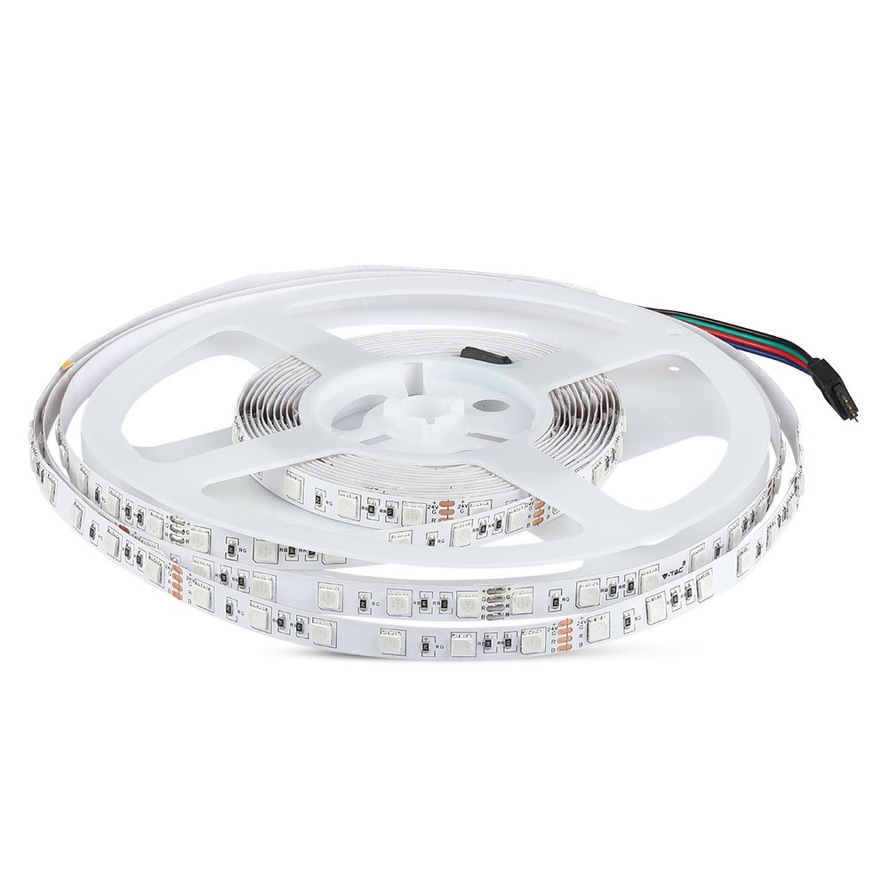 VT-5050 60 7W/M LED STRIP LIGHT RGB IP20 24V (10M/ROLL)