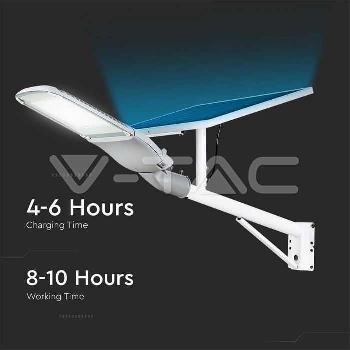 VT-ST303 300W LED SOLAR STREETLIGHT SAMSUNG CHIP 6000K WHITE BODY