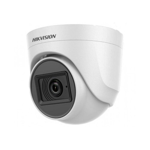 HIKVISION HD-TVI DS-2CE76H0T-ITMFS 5MP Turret Camera Fixed Lens Metal Audio