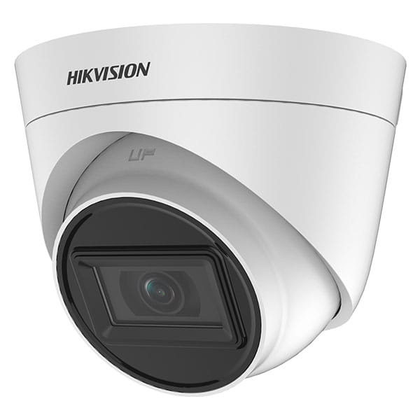 HIKVISION HD-TVI DS-2CE78H0T-IT3FS 5MP Audio Turret Camera Fixed Lens 2.8mm IR Distance 40m