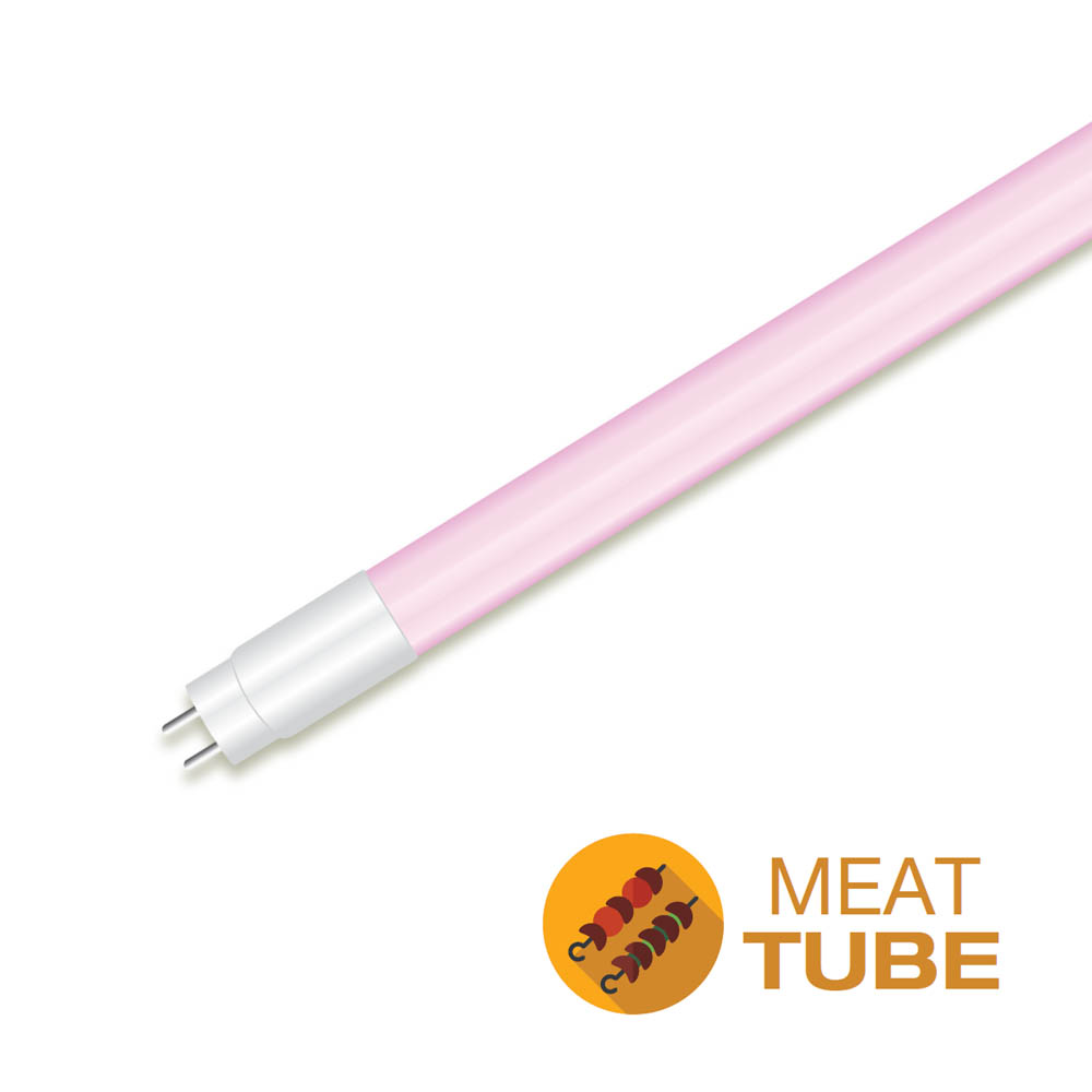 VT-1228 18W T8 LED MEAT TUBE 120CM Minium 6Pcs