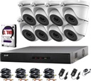 HIKVISION Set 2MP-1080p Turbo-HD DVR 8 Channel - 8x 2MP Turret Camera Indoor/Outdoor 1TB HDD -  P2P REMOTE VIEW