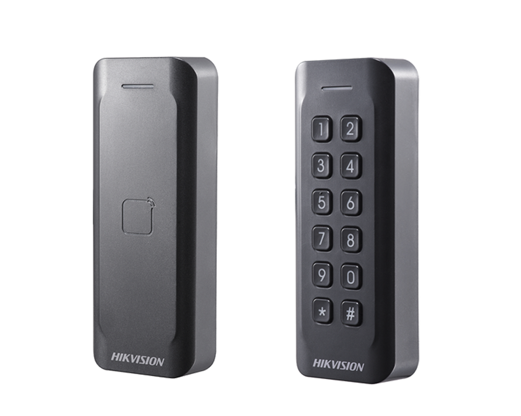 HIKVISION DS-K1107K  EM / AM Lecteur de Cartes + Clavier 12 Touches -  RS-485 et Wiegand