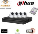 DAHUA 4CH KIT CCTV HDCVI 2MP  DVR 4CH &amp; 4X Camera Indoor/Outdoor 2MP - HD 1TB