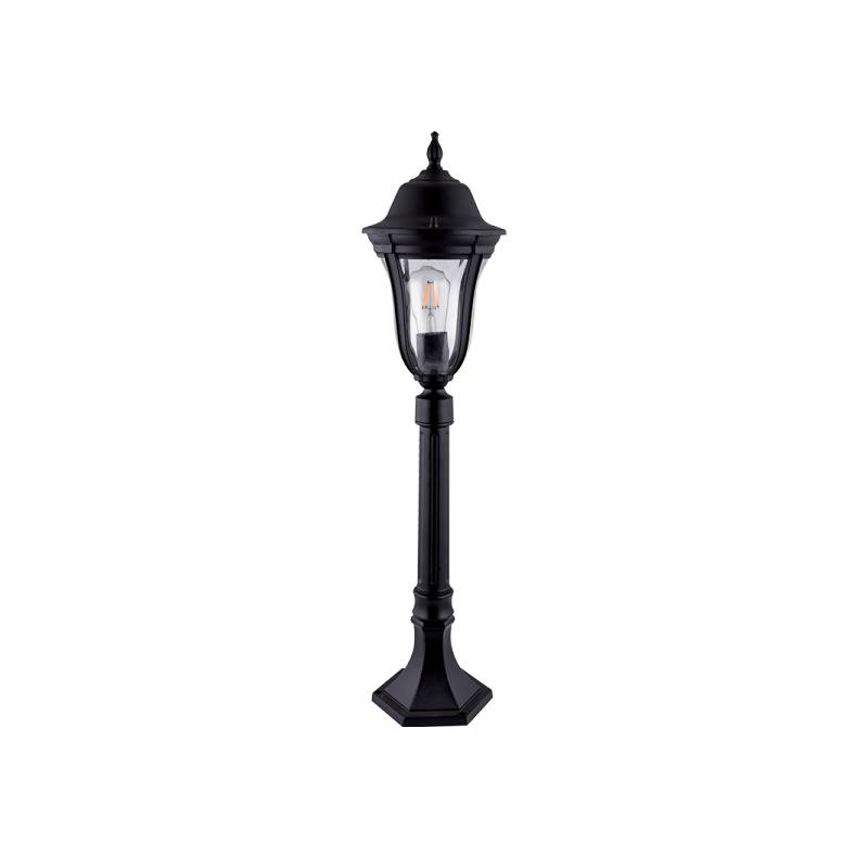 96205F/BK - MARK 205 LANTERN STAND 1XE27 BLACK H860