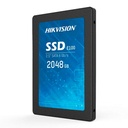 Hikvision HS-SSD-E100-2048G Disque dur SSD 2 To, interface SATA IIII - Vitesse d'écriture jusqu'à 430 Mo/s - Longue durée de vie - Idéal pour la vidéosurveillance