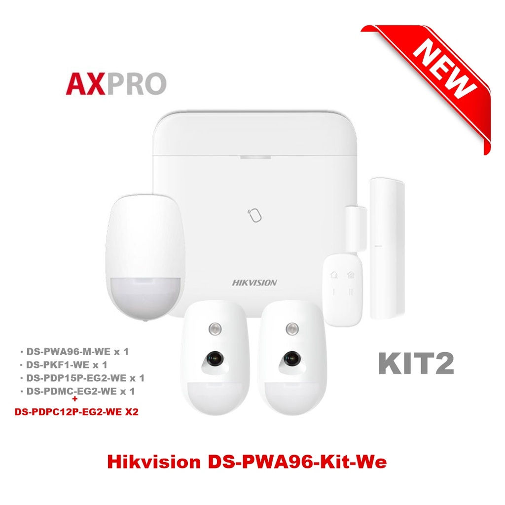 Hikvision DS-PWA96-Kit-WE Wireless Alarm Kit  2