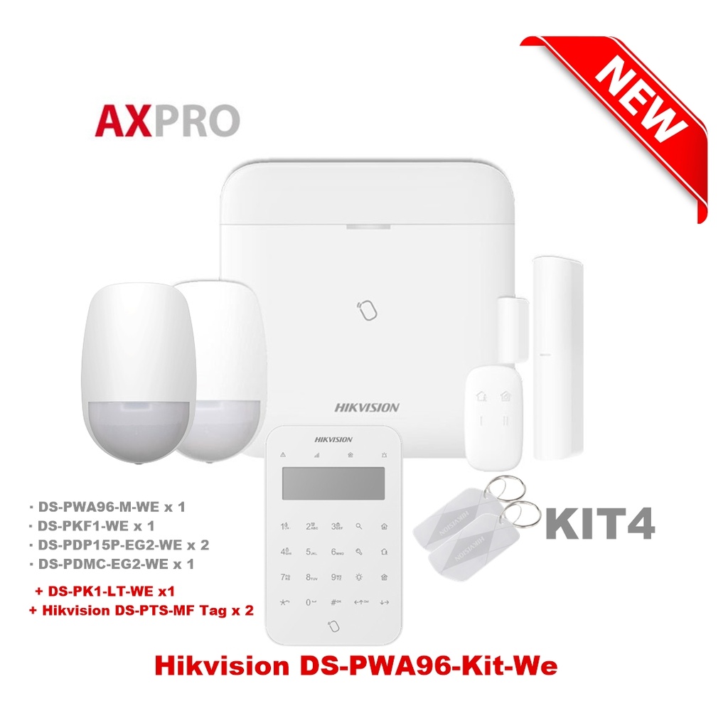 Hikvision DS-PWA96-Kit-WE Wireless Alarm Kit  4