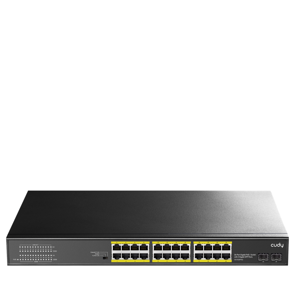 Cudy GS1028PS2 Switch Gigabit PoE+ 24 ports avec 2 ports SFP 300 W