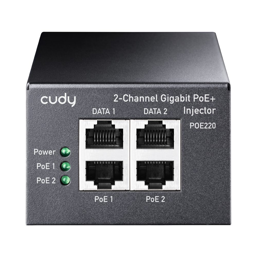 Cudy POE220 Injecteur PoE+/PoE Gigabit 2 canaux 30 W