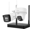 [NKS424W02H] HIKVISION NKS424W02H Kit IP Wi-Fi 4MP H.265 01x Camera Canon + 01x Camera tourelle WiFi NVS Kit - Micro SD Optional