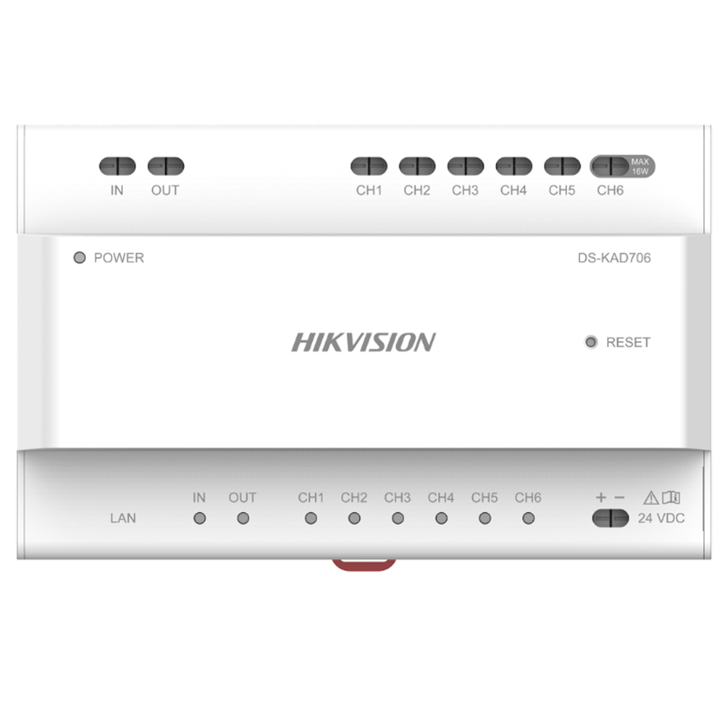 Hikvision DS-KAD7060EY - Distributeur HD 2 fils pour portier vidéo 48VDC