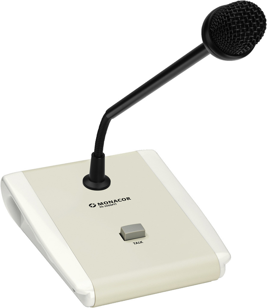 PA-5000PTT PA desktop microphone (push-to-talk),