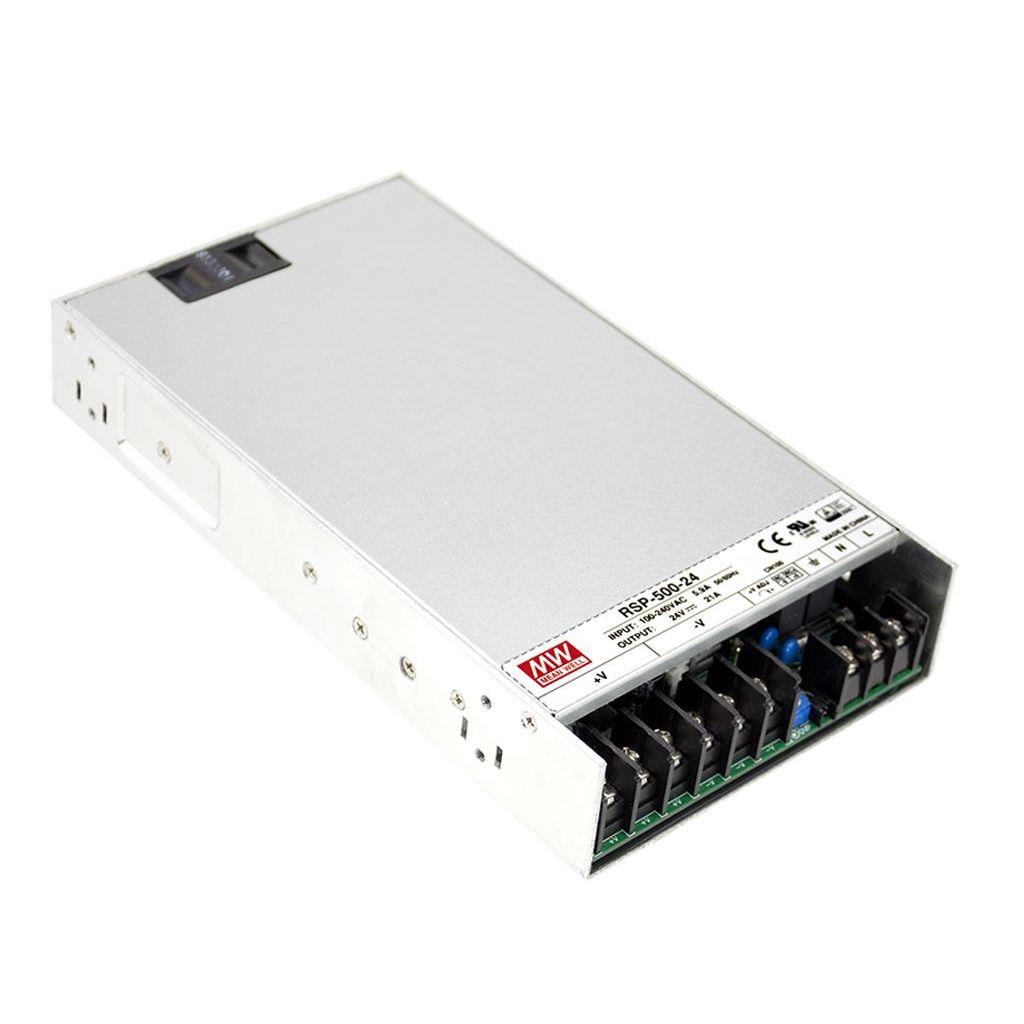 MEAN WELL RSP-200-24 AC-DC Single Output Enclosed power supply; Output 24VDC 201.6 W, 24 VDC, 8.4 A