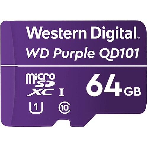 Western Digital WD Purple 64GB microSDXC Class C10 For Surveillance