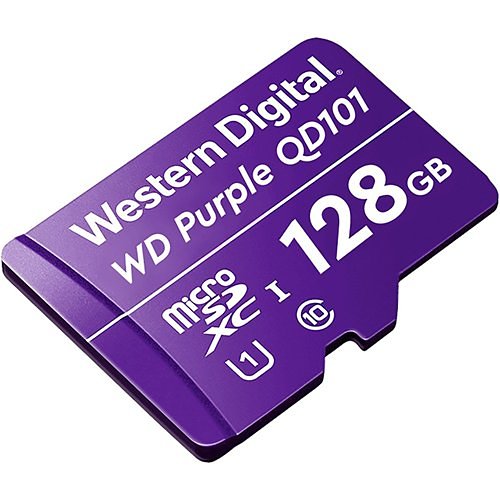 Western Digital WD Purple 128 GB microSDXC Class C10 For Surveillance